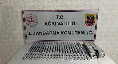 Ağrı'da milyon değeri olan kaçak ilaç ele geçirildi