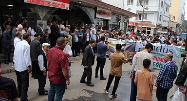 Filistin'de devam eden soykırıma karşı toplandılar