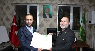 HÜDA PAR'da bayrak değişimi, Yılmaz İl Başkanı oldu