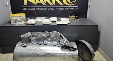 Ağrı'da su tankının arasına gizlenmiş kilolarca uyuşturucu