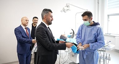 İl Başkanı Yıldız, diş hekimlerini ziyaret etti