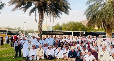 Ağrı'dan Medine'ye ilk umre uçuşu gerçekleştirildi