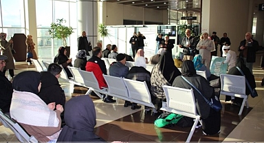 Ağrı'dan umre uçuşu gerçekleştirildi