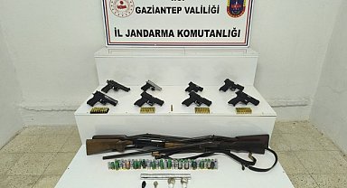 Gaziantep'te ruhsatsız silah operasyonu: 7 gözaltı