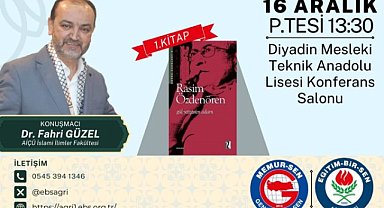 Kaleme alınan eserler öğrenci ve öğretmenler tarafından tartışılacak