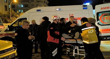 Meydana gelen trafik kazasında 2 kişi yaralandı