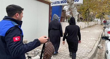 Zabıta Müdürlüğü tarafından Adıyaman'da dilencilere operasyon