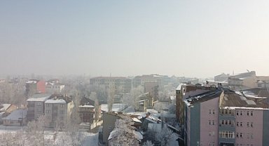 Ağrı gece dondu, hava sıcaklığı eksi 22 dereceye düştü