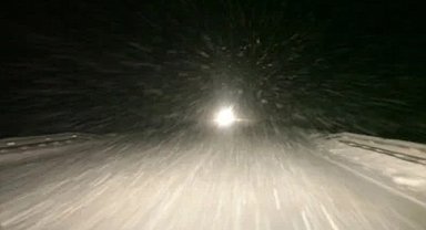 Kar ve tipi nedeni ile Ardahan-Şavşat kara yolu ulaşıma kapandı