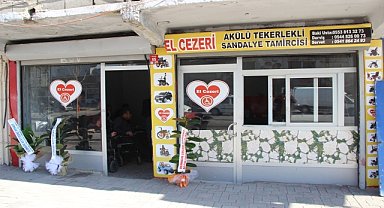 Engelli araçlarının bakımı için tamirhane açıldı