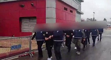 Yapılan operasyonla Gaziantep'te 10 kişi gözaltına alındı