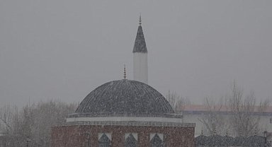 Kar yağışı Ağrı'da etkisini artırdı 