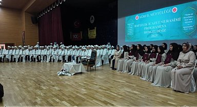 Yüzden fazla hafız için önemli gün geride kaldı