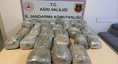 Devriye sırasında 32 kilogram uyuşturucu ele geçirildi