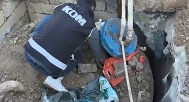 Çeşme musluğundan motorin aktı