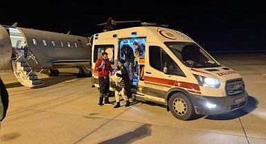 Göğüs boşluğunda kitle bulunan çocuk İstanbul'a sevk edildi