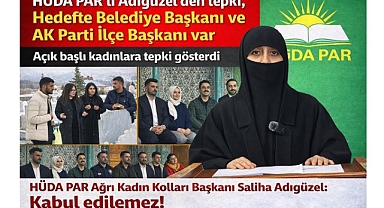 HÜDA PAR'lı Adıgüzel'den tepki, hedefte Belediye Başkanı ve AK Parti İlçe Başkanı var