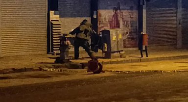 Ağrı'da patlatılan çanta paniğe neden oldu 