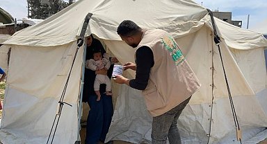 Gazzeli bebeklere Ağrı'dan mama ulaştırıldı