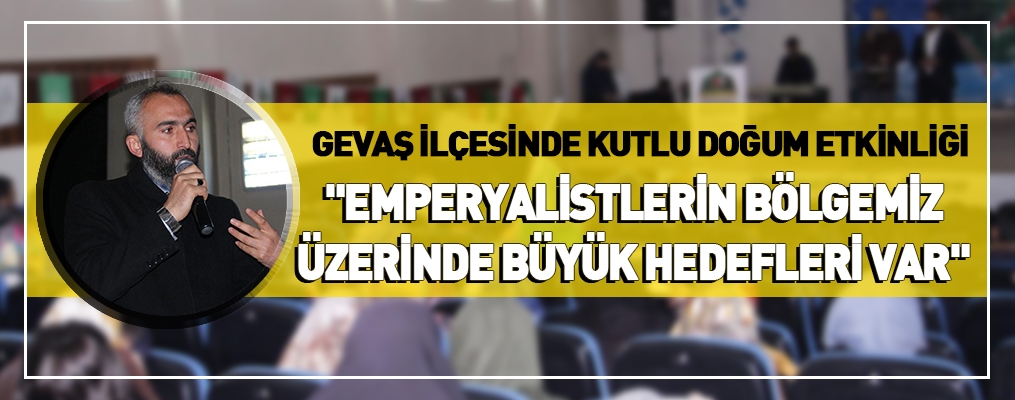GEVAŞ İLÇESİNDE KUTLU DOĞUM ETKİNLİĞİ