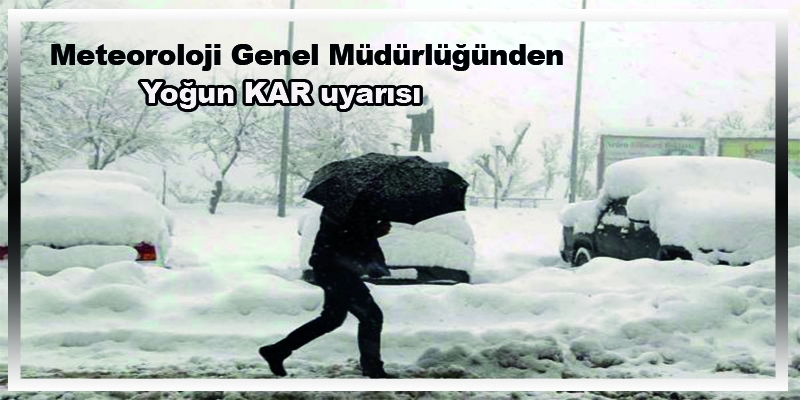 4 il için yoğun kar yağışı uyarısı