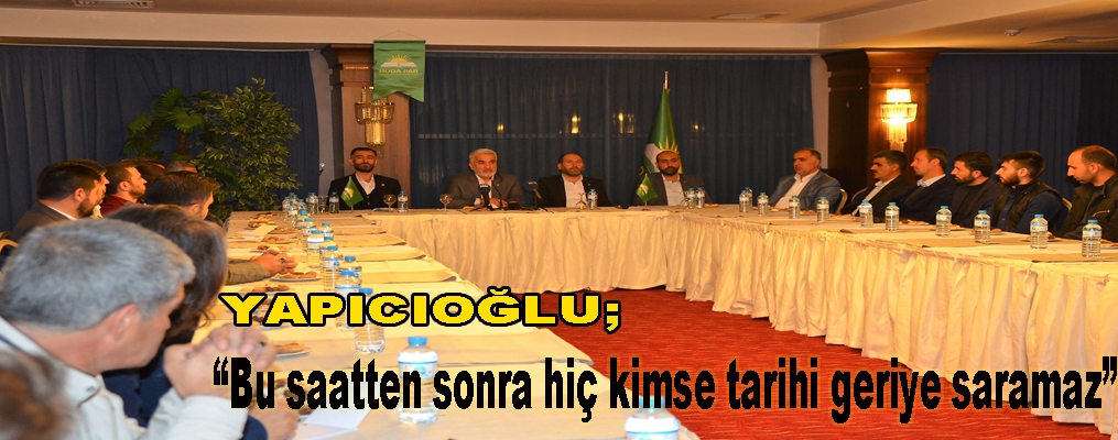 Yapıcıoğlu: Adalet konusunda çok ümitvar değilim keşke güzel şeyler söyleyebilseydim