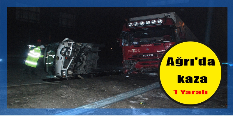 Ağrı'da kaza
