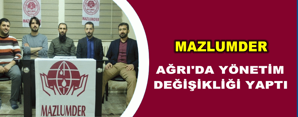 Mazlumder'de görev değişikliği