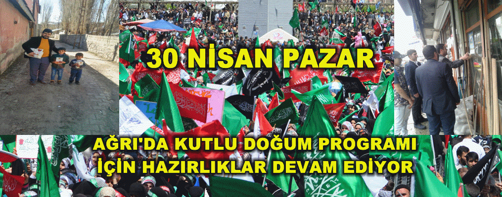 Ağrı Kutlu Doğum etkinliğine hazırlanıyor