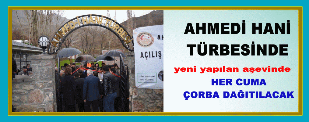 Ahmed-i Hani Hz. Türbesinin çevre düzenlemesi yapıldı
