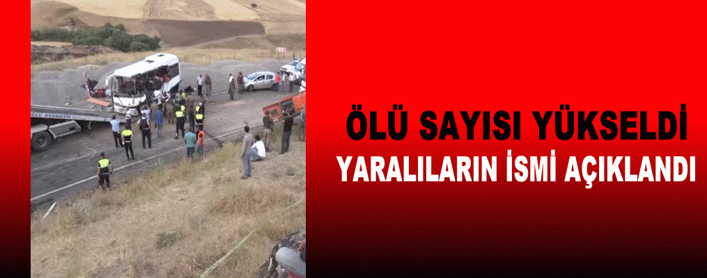 Kazada ölü sayısı yükseldi