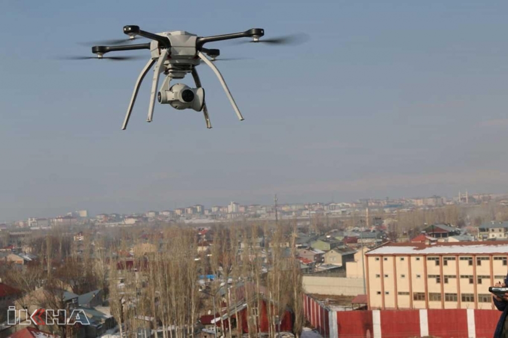 Dron destekli asayiş uygulaması