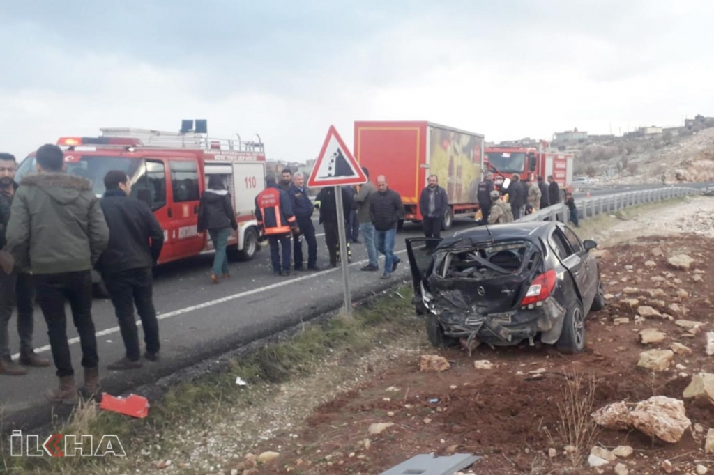 Mardin’de trafik kazası: 4 yaralı