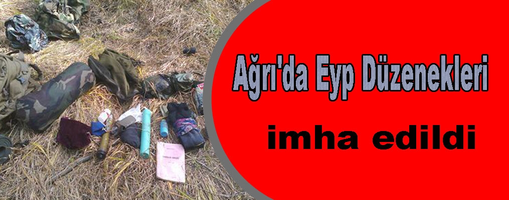 Ağrı'da Eyp Düzenekleri imha edildi