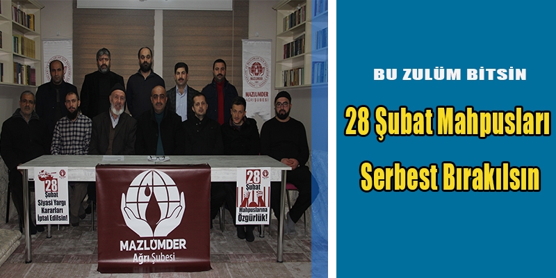 28 Şubat Mahpusları Serbest Bırakılsın