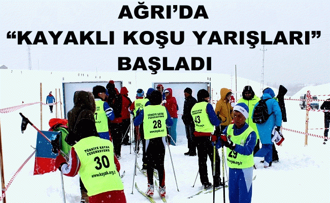 AĞRI’DA “KAYAKLI KOŞU YARIŞLARI” BAŞLADI