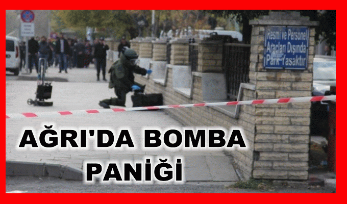 Ağrı'da şüpheli çanta