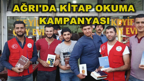 Ağrı'lı gençlerden kitap okuma kampanyası