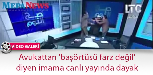 Avukattan 'başörtüsü farz değil' diyen imama canlı yayında dayak
