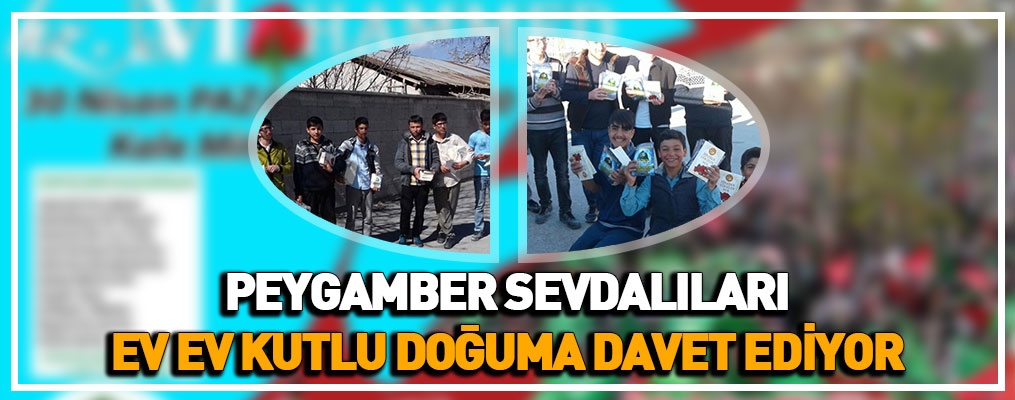 VAN'DA KUTLU DOĞUM ETKİNLİĞİ İÇİN 50 BİN SİYER KİTABI DAĞITILIYOR