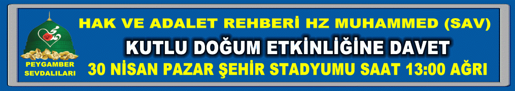 Ağrı Kutlu doğum programı