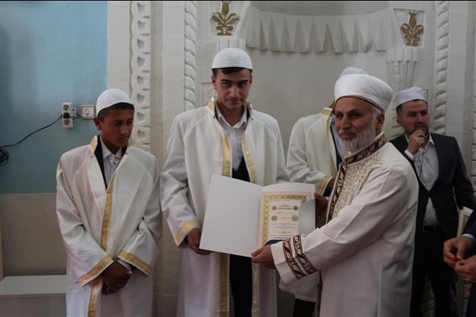 Diyadin'de Hafızlar için icazet merasimi düzenlendi