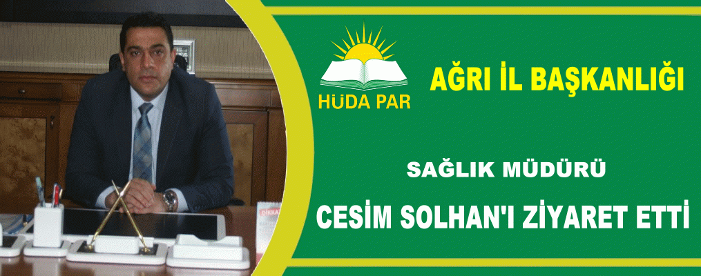 HÜDAPAR'dan Sağlık Müdürüne ziyaret