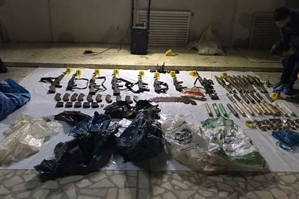 Belediyenin kömür torbalarından PKK'nın mühimmatı çıktı