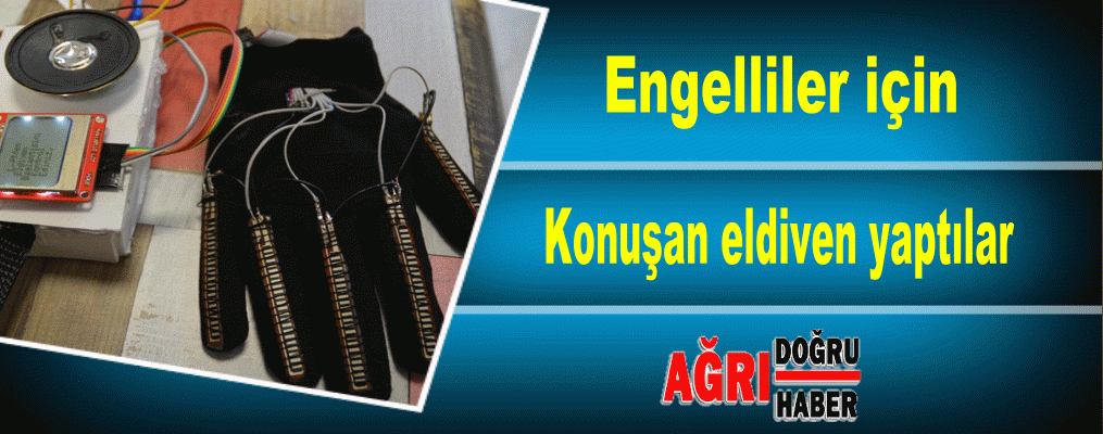 Engelliler için konuşan eldiven yaptılar