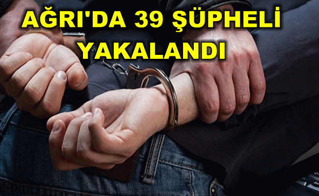 FETÖ Operasyonu 39 şüpheli yakalandı