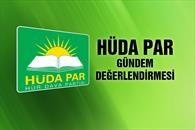 HÜDA PAR'dan Gündem değerlendirmesi