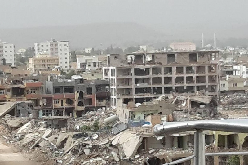 Nusaybin'deki yıkımın yeni görüntüleri