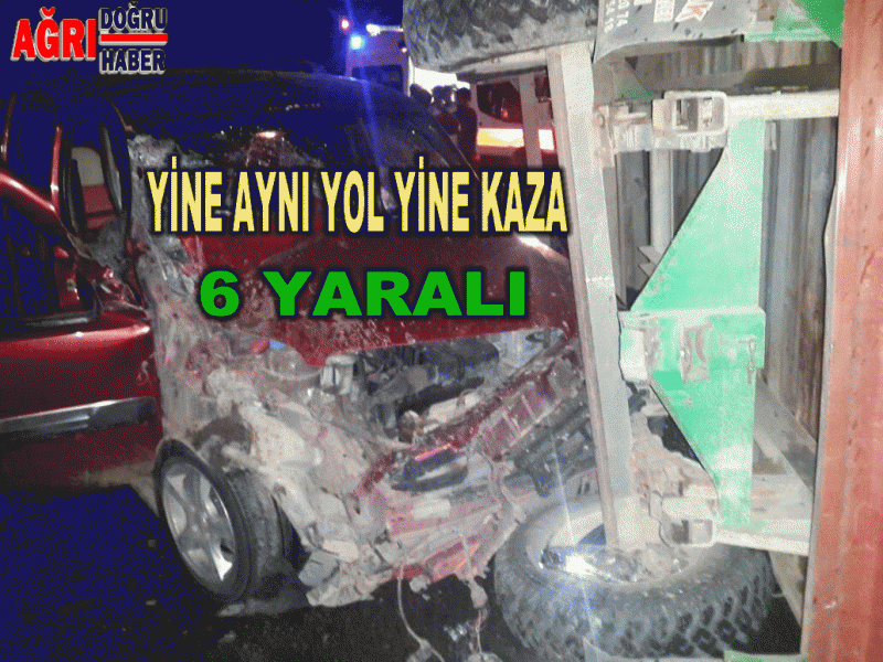 YİNE AYNI YOL YİNE KAZA
